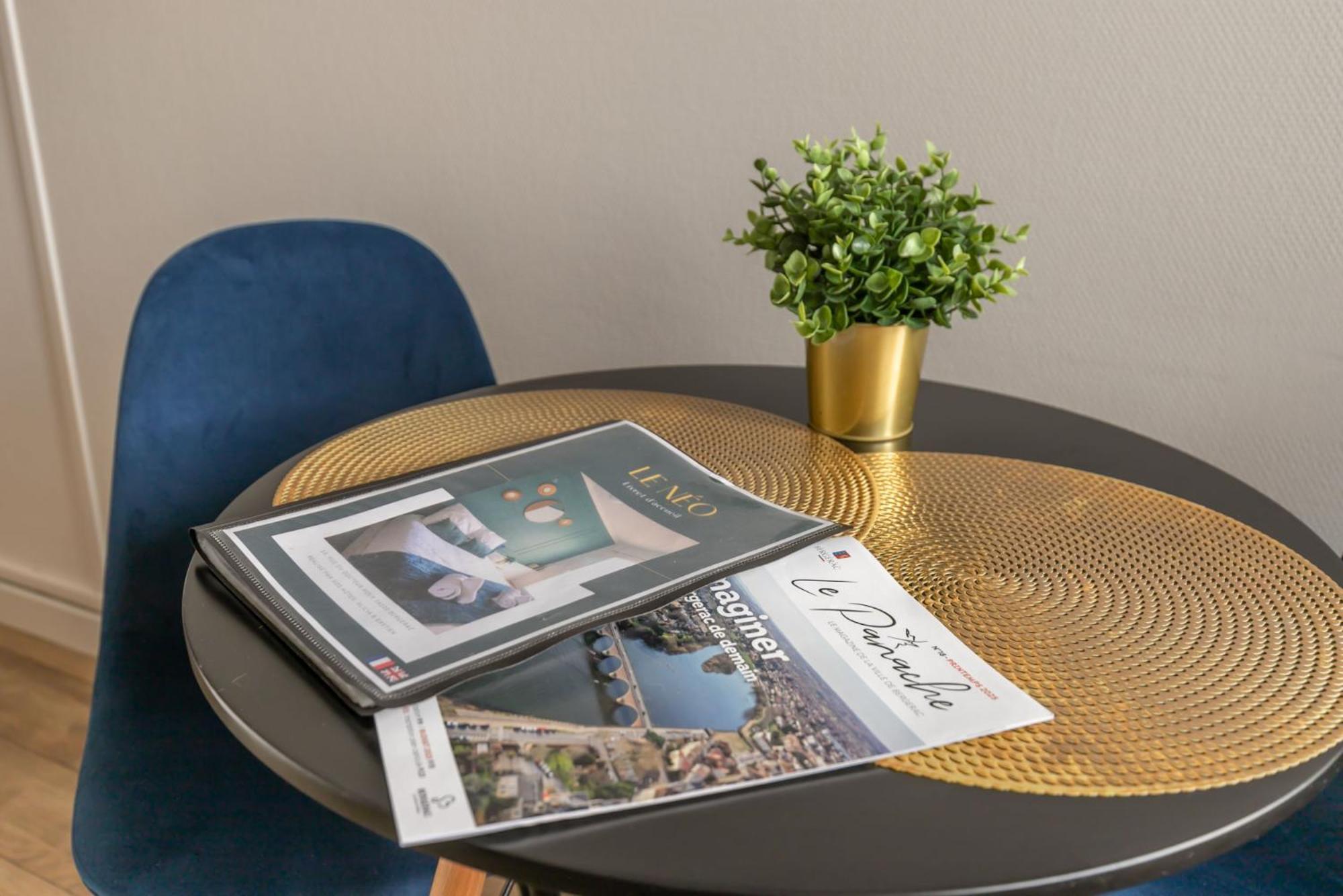 Le Neo - Studio Chic Avec Sa Cour Privative Et Fibre Bergerac Zewnętrze zdjęcie